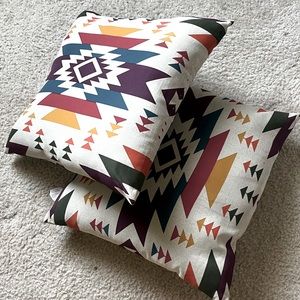 Tribal throw pillows